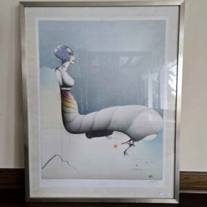 Paul Wunderlich – Karin im Schneckenkleid