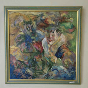 N. Kakhiani – Masken, Öl/Lw.