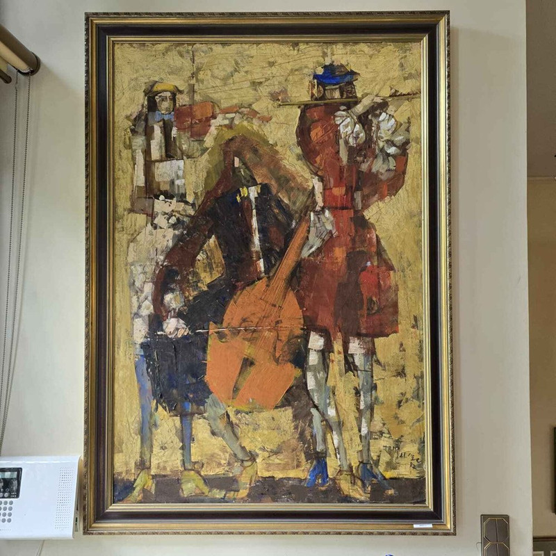 A. Jeremic Cibe – Trio, Öl/Lw. – Bild 3
