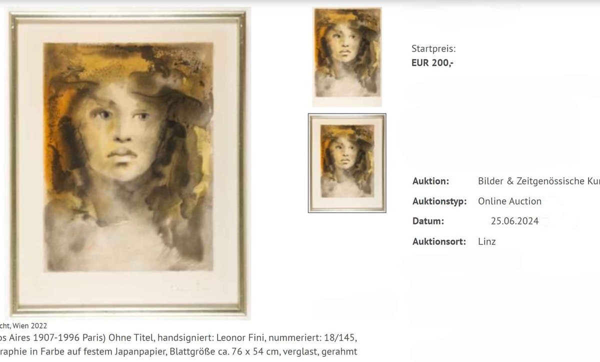 Leonor Fini – Ohne Titel, Farblithografie – Bild 2