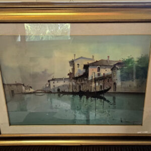 Aldo Marangoni – Venedig mit Gondeln
