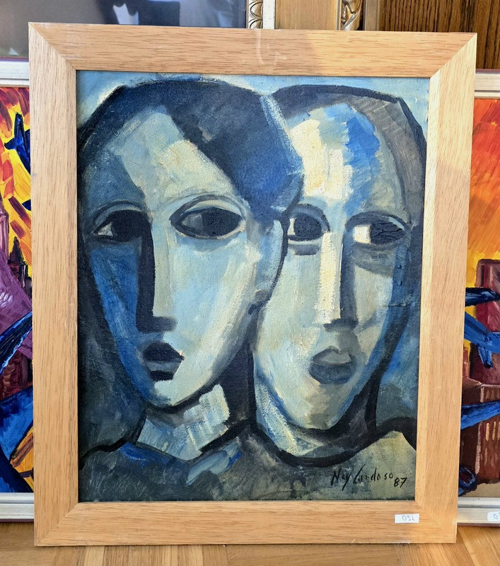 Ney Cardoso – Figuras em azul