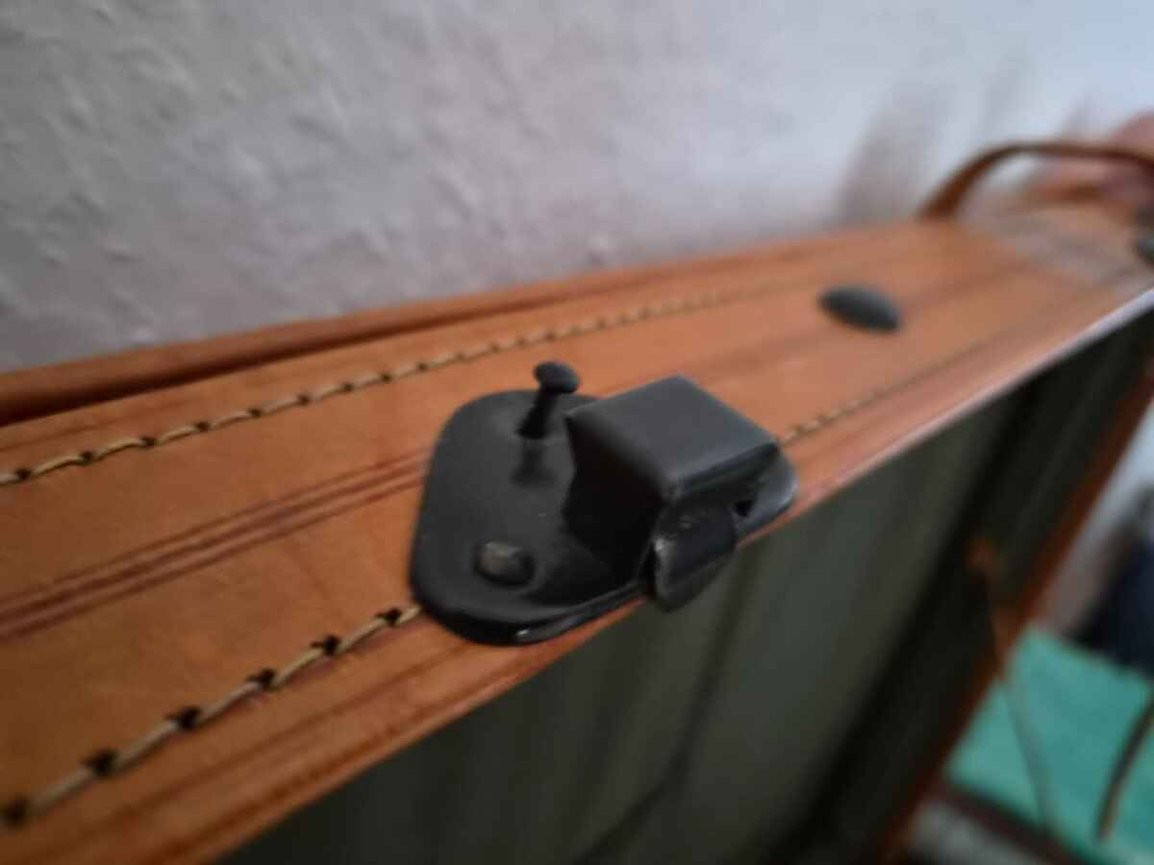 Heller Leder-Reisekoffer – Bild 3