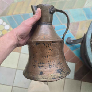 Kupferkanne orientalisch mit Patina