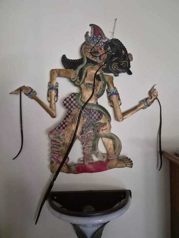 Wayang Kulit Schattenspiel-Figuren Bali