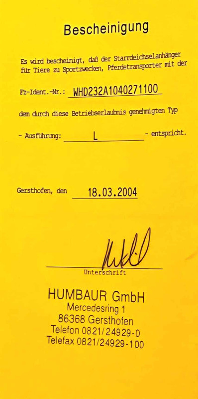 Pferdeanhänger weiß gebraucht – Bild 6