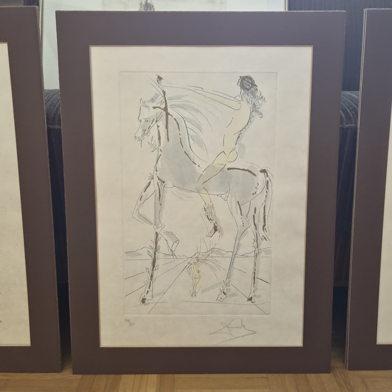 Salvador Dalí – 5 Farbradierungen Set – Bild 29
