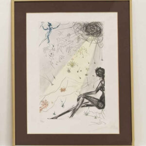 Salvador Dalí – Der Hirte, Farbradierung