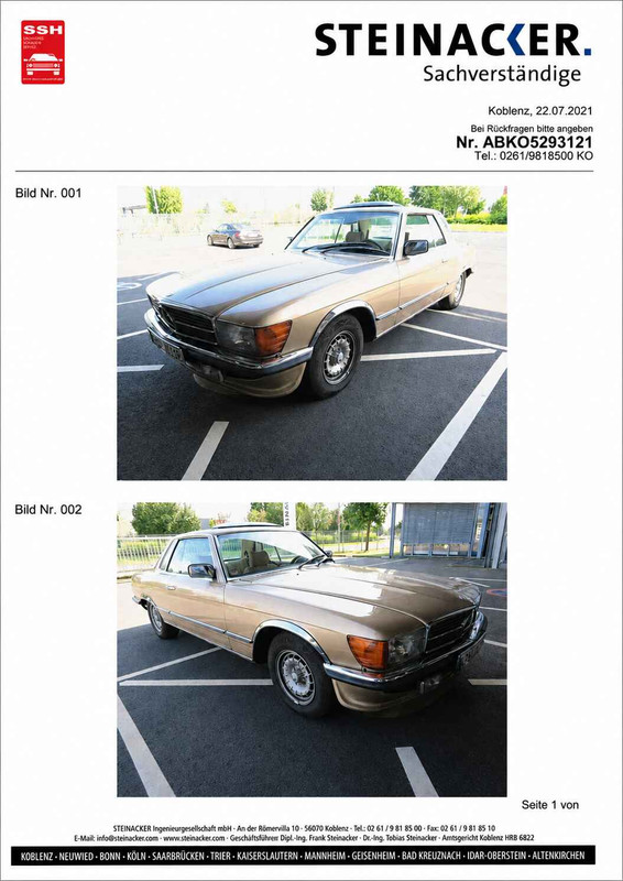 Mercedes 450 SLC C107 V8, TÜV neu – Bild 2