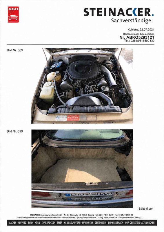 Mercedes 450 SLC C107 V8, TÜV neu – Bild 3
