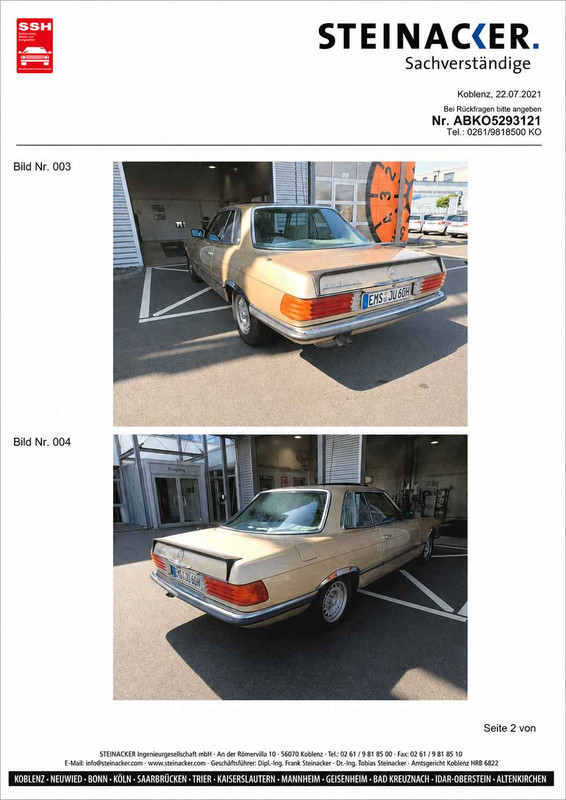 Mercedes 450 SLC C107 V8, TÜV neu – Bild 16