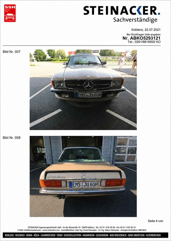 Mercedes 450 SLC C107 V8, TÜV neu – Bild 18