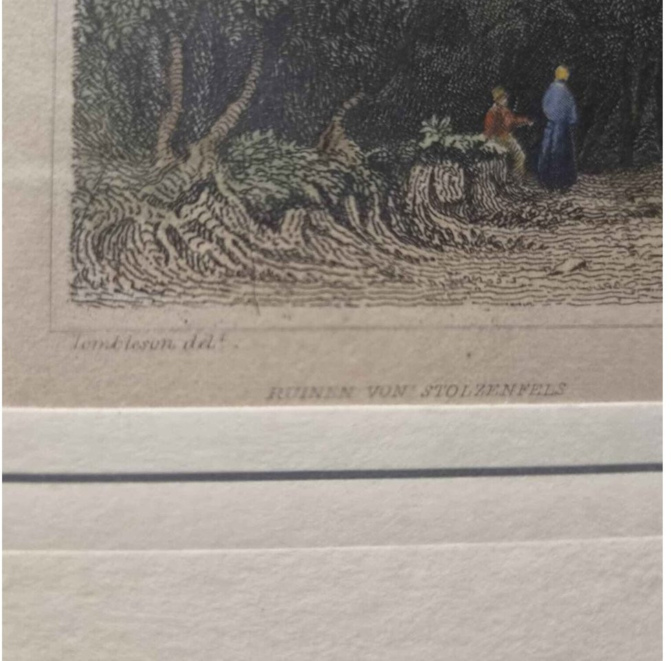 Lithografie Schloss Stolzenfels – Bild 2