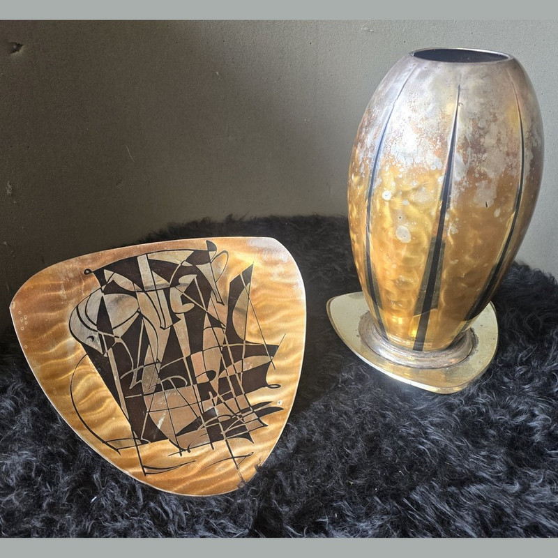 WMF Ikora Art Déco Set, Schale & Platte – Bild 4
