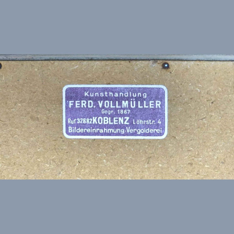 V. Lambrechts Stillleben, Öl/Lw., signiert – Bild 3