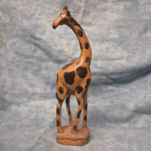 Holzgiraffe / Holzfigur, ca. 26 cm