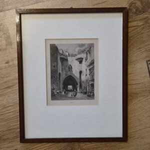 Frommel Amalfi Stahlstich gerahmt