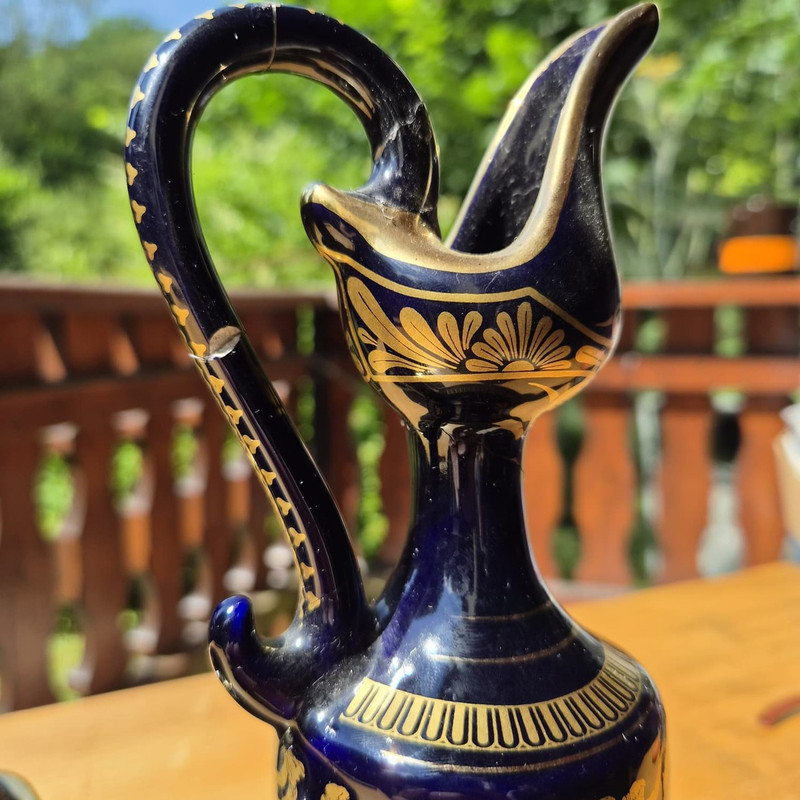 Blau-goldenes Porzellan-Set – Bild 2