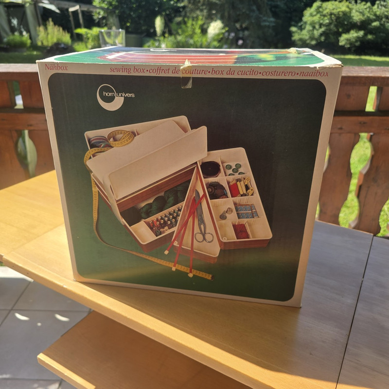 Hom'Univers Nähbox mit Streifen – Bild 3