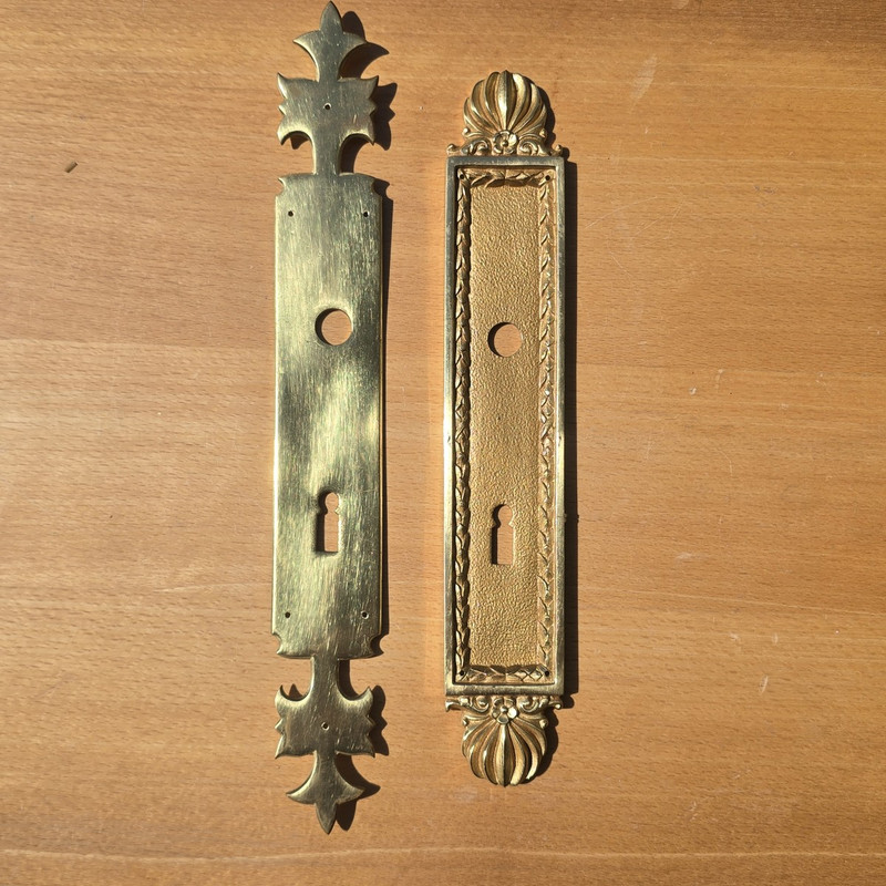 Messing Türbeschläge Paar