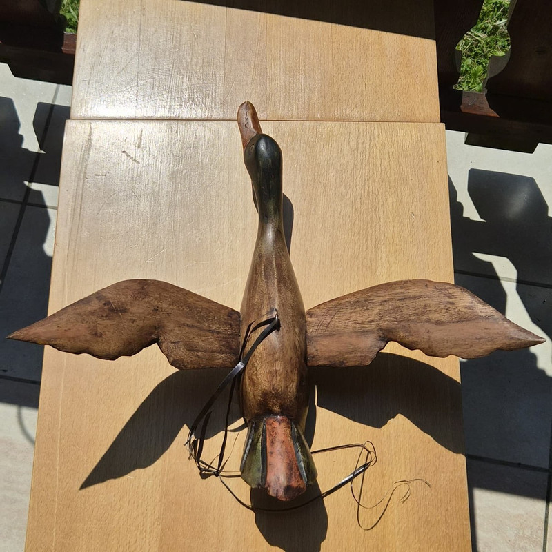 Holzvögel Skulpturen 2er Set – Bild 2