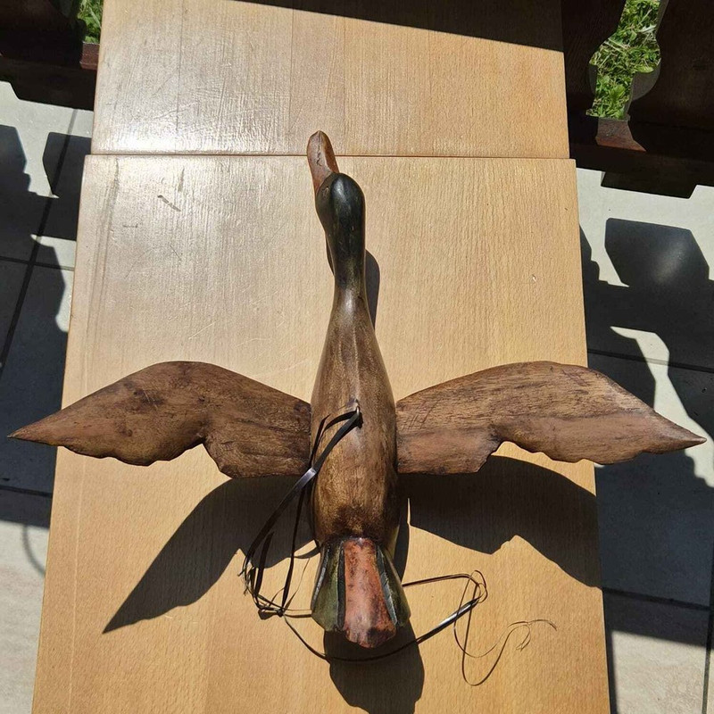 Holzvögel Skulpturen 2er Set – Bild 5