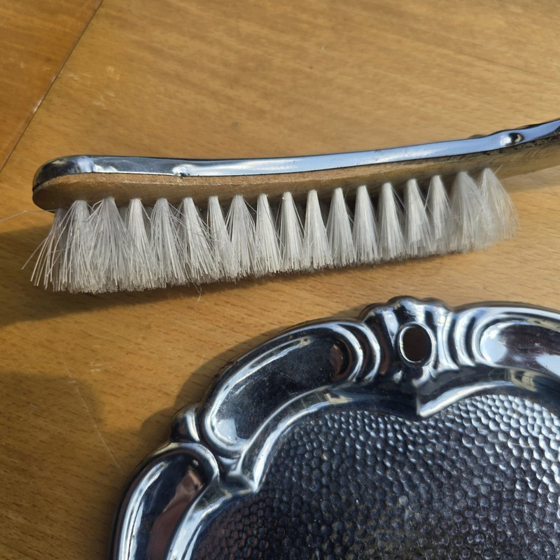 Tischkehrset versilbert, Barock-Stil – Bild 2